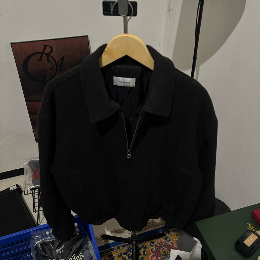 Wool Boxy Work Jacket