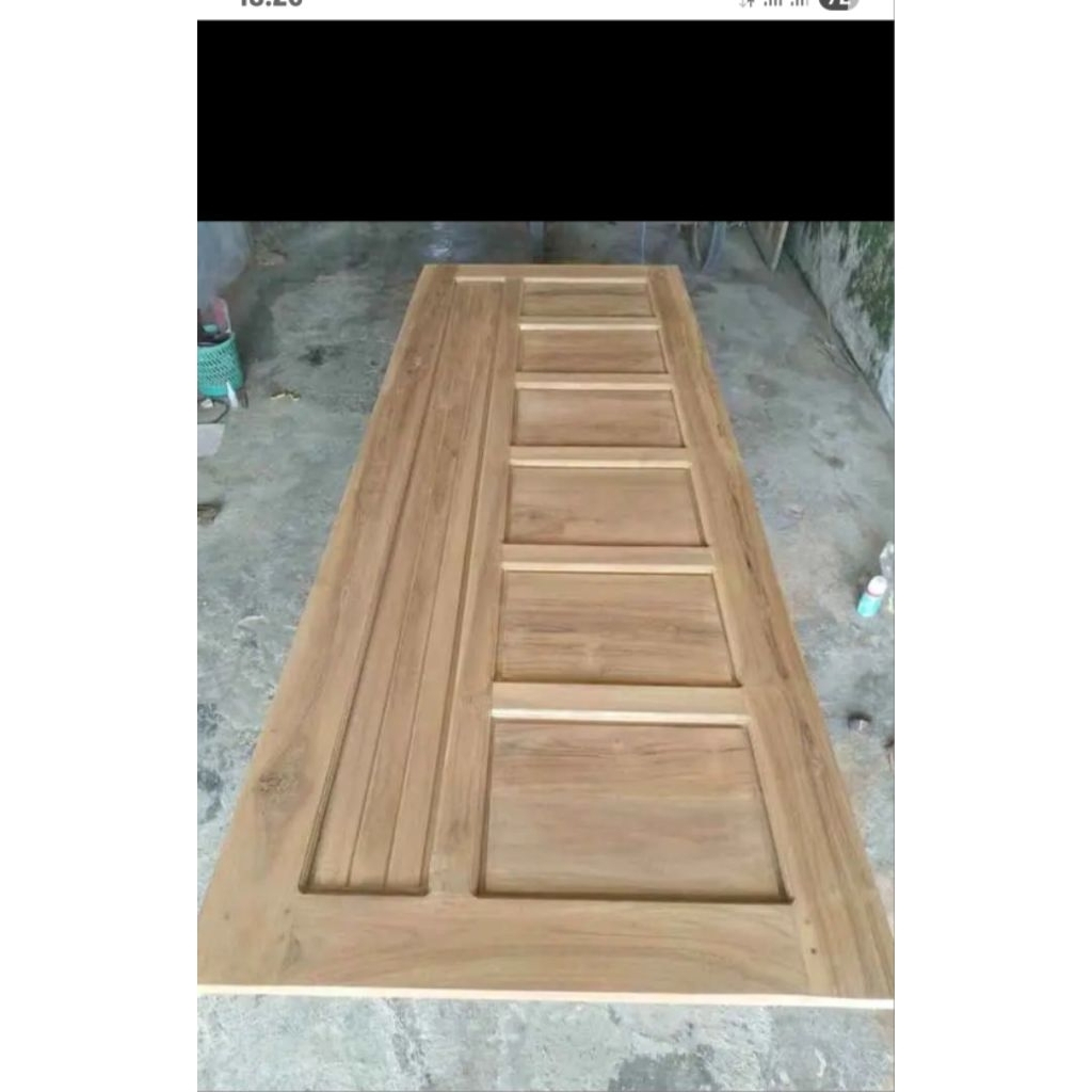 pintu kayu jati minimalis