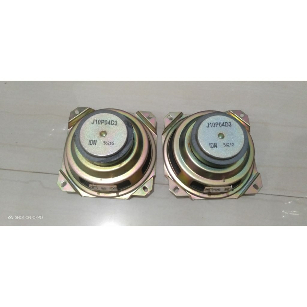 spiker 4" sepasang polytron bkas radio tape compo