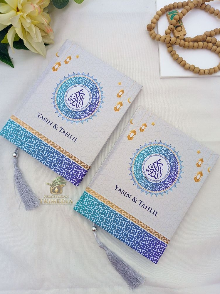 Buku yasin dan tahlil hardcover free 2 halaman sisipan /Buku Yasin dan Tahlil Hard cover dengan foto