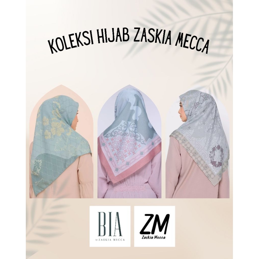 ZM Zaskia Mecca Jilbab Kerudung Hijab Segiempat