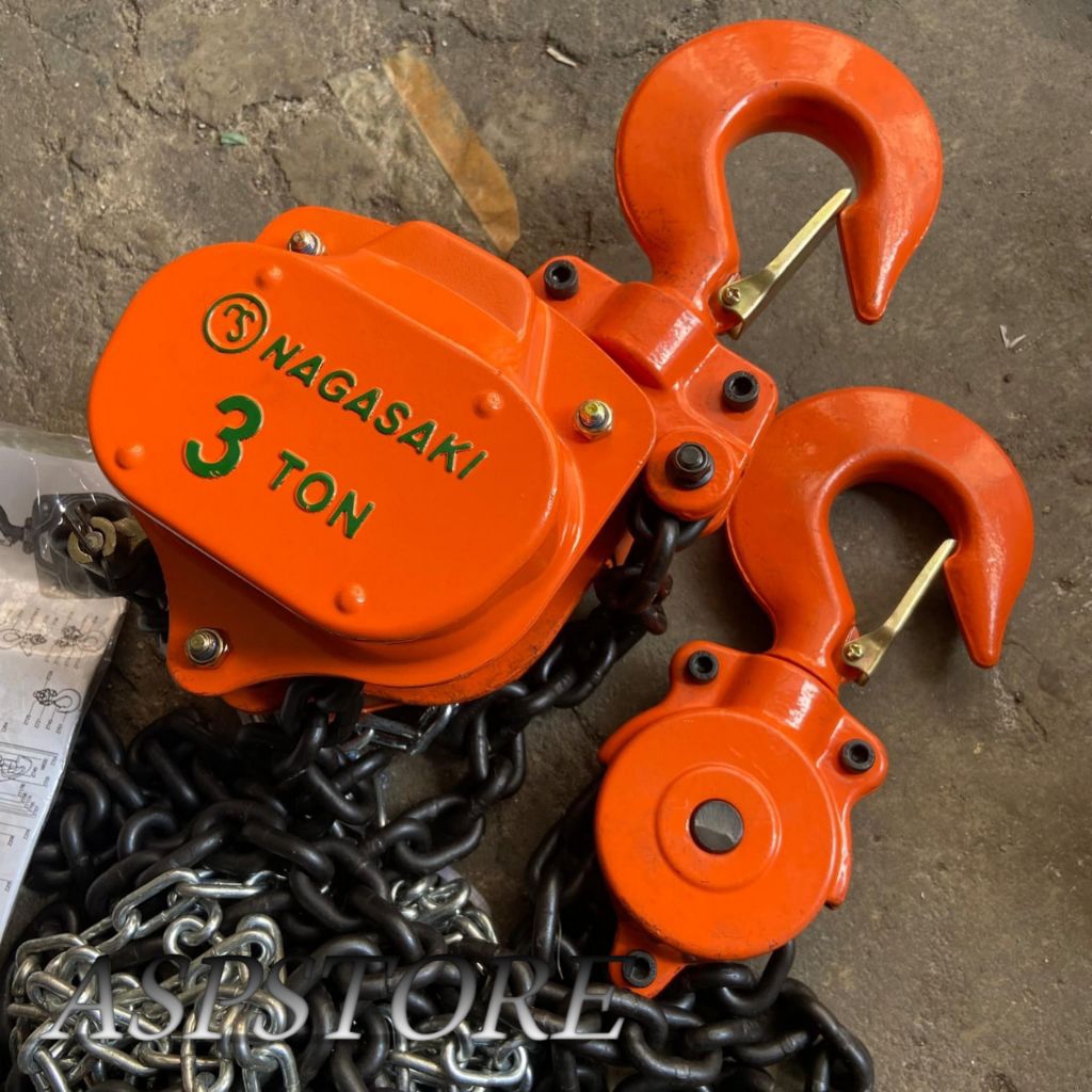 Nagasaki Chain Block 3 Ton X 5 Meter Chain Block Takel
