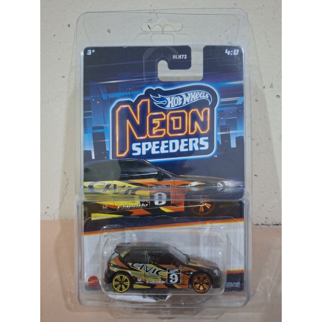 HOTWHEELS NEON SPEEDERS HONDA CIVIC TYPE R
