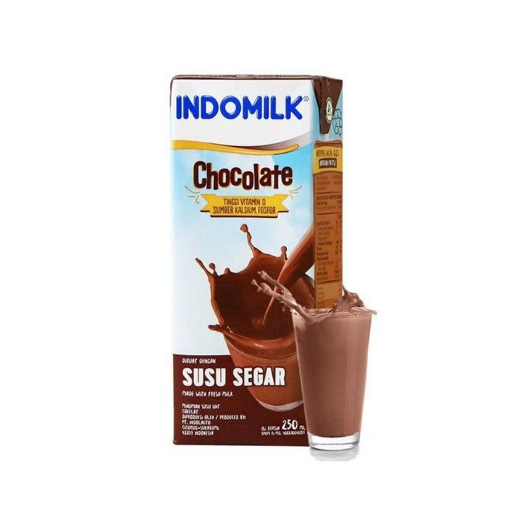 SUSU INDOMILK UHT COKELAT CHOCCO 250ML