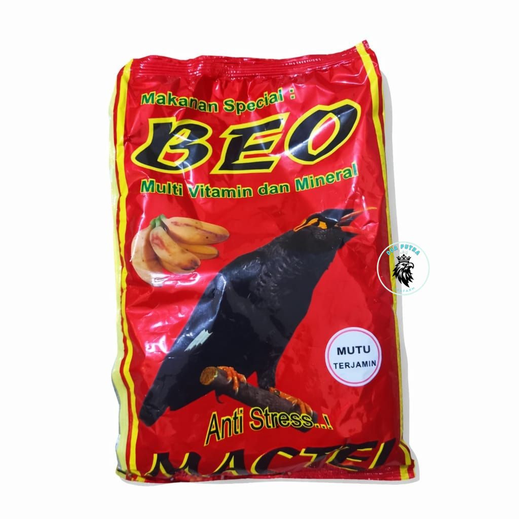 Mactel Beo 350gr Voer Pakan Burung Beo Gacor Nutrisi Lengkap Murah