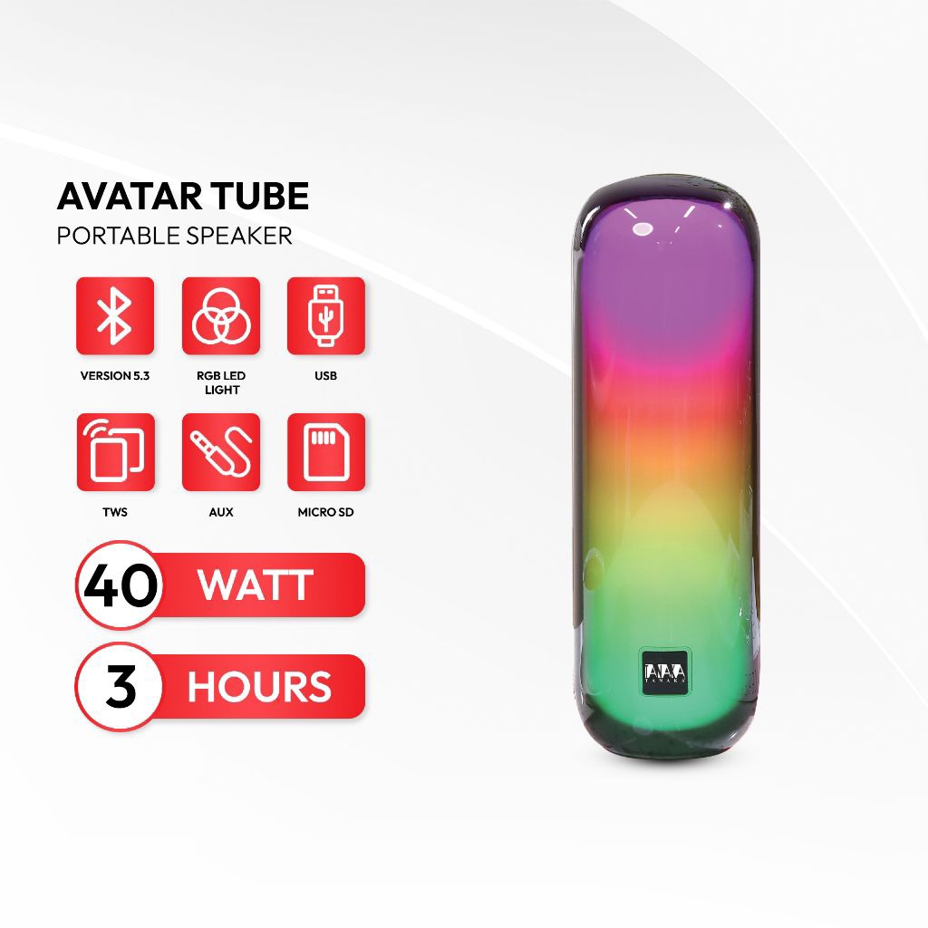 tanaka Avatar Tube Speaker Bluetooth Portabel