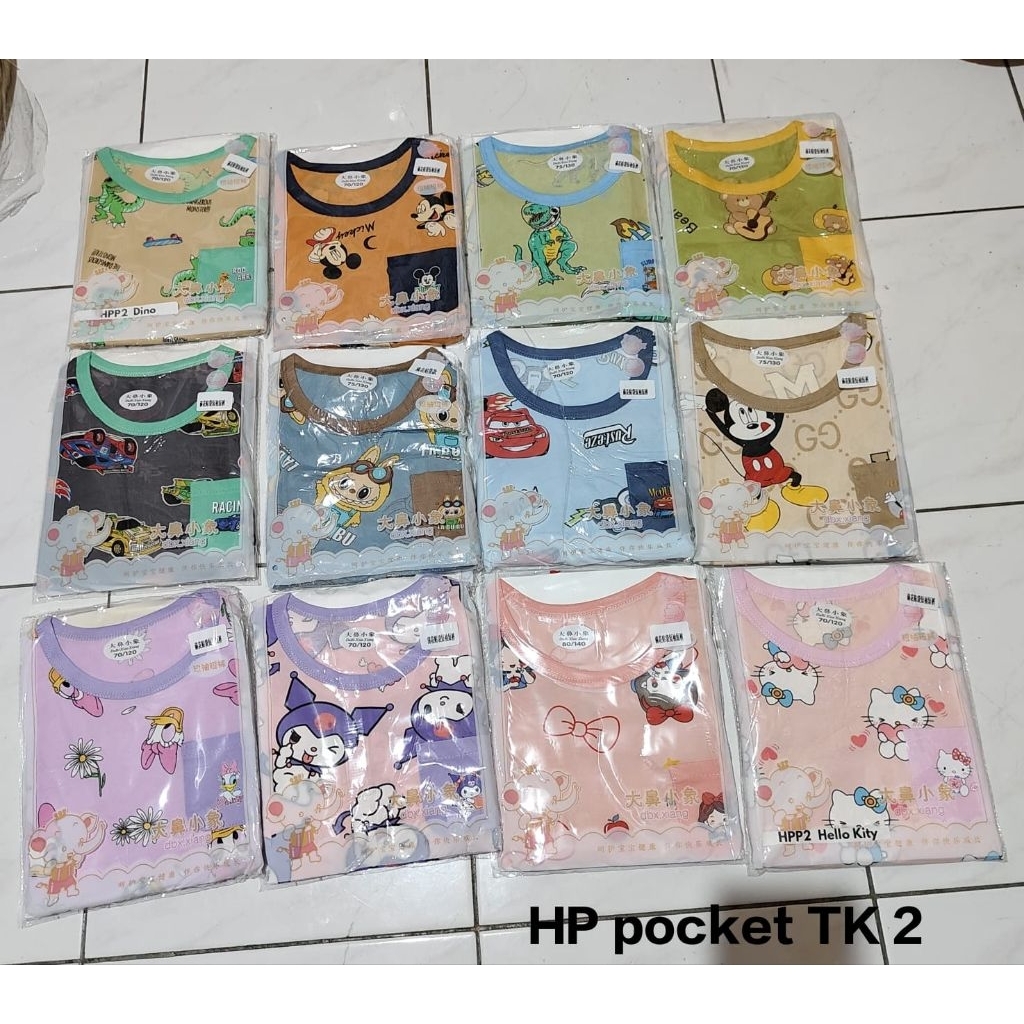 HARGA LELANG BAJU ANAK // SETELAN HP ORGANIK ANAK PEREMPUAN MOTIF TERBARU