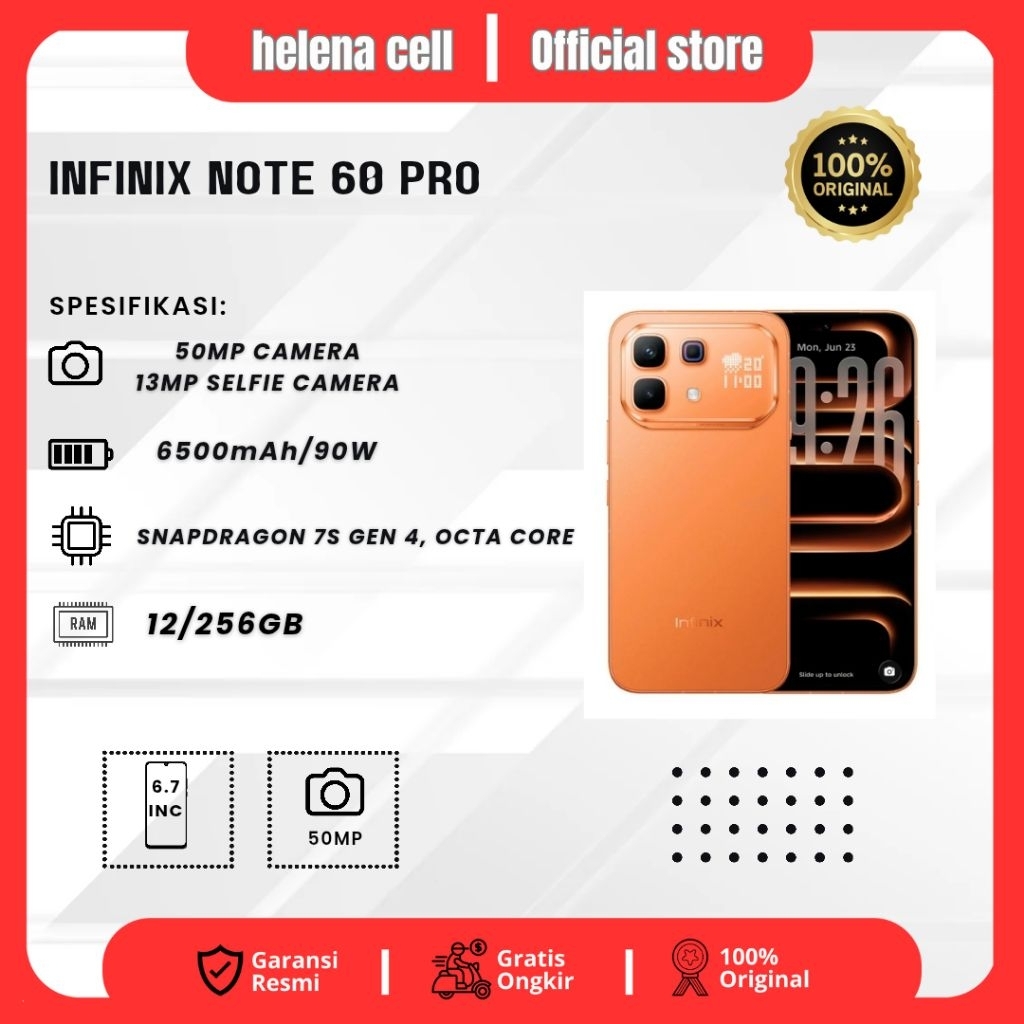 Infinix Note 60 Pro Ram 12/256GB