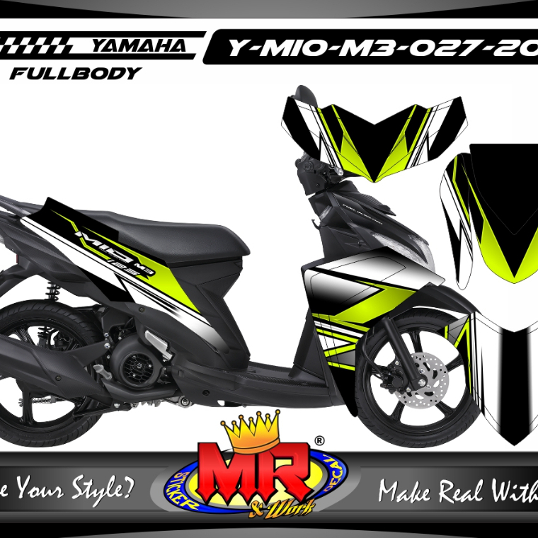 Decal Motor Yamaha Mio M3 – Modifikasi Sport & Pelindung Body