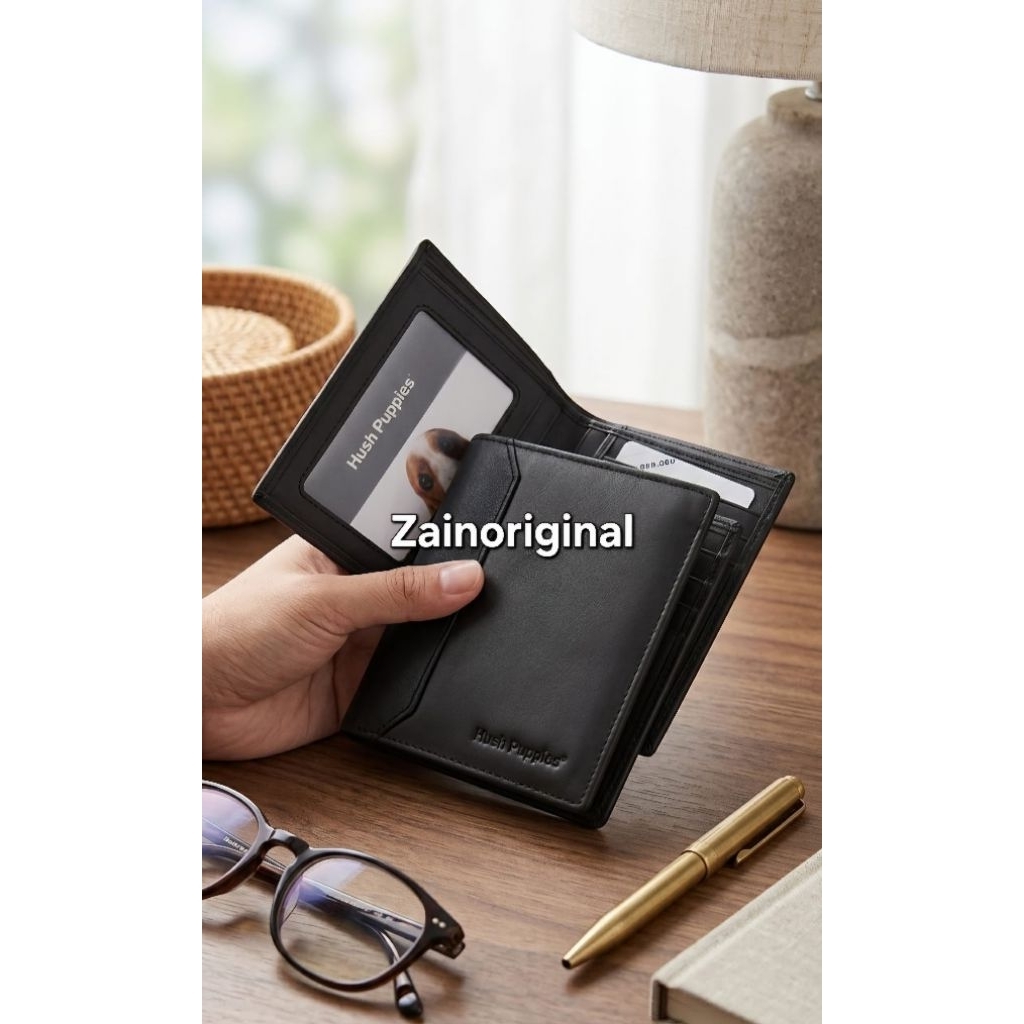 ORIGINAL HUSH PUPPIES PRISCILLA WALLET LEATHER DOMPET PRIA