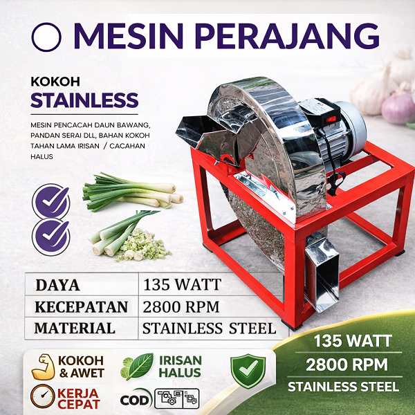 Mesin Potong Rumput Ternak  Pencacah Rumput Pakan Ternak  Mesin Cacah Rumput Halus