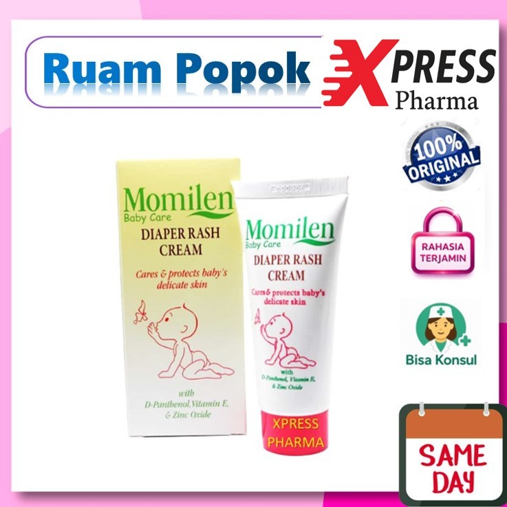 XPRESS  MOMILEN DIAPER Rash Salep Cream Krim Ruam Popok Infeksi