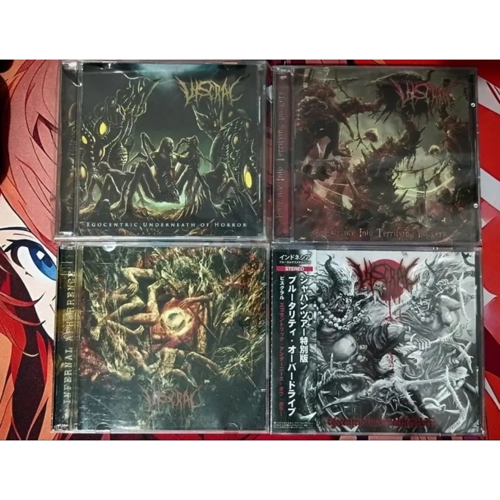 Cd Viscral - Egocentric Underneath of Horror, Entrance Into Terrifying Imagery dan infernal Abhorren