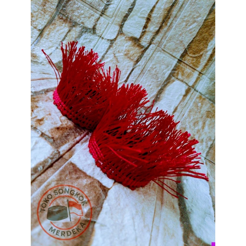 Sepasang Gelang Rumbai Dayak Papua
