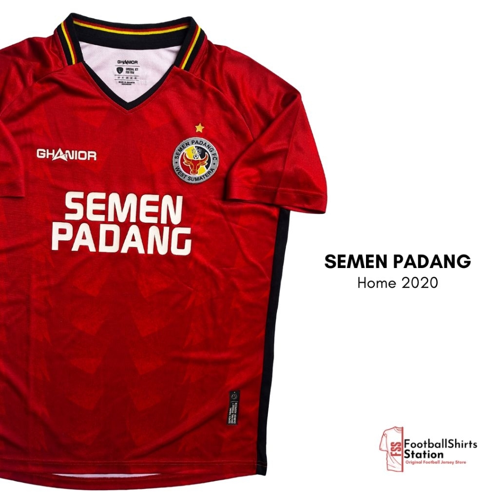 Jersey Semen Padang Home 2020 Player Issue Size L Original Ghanior
