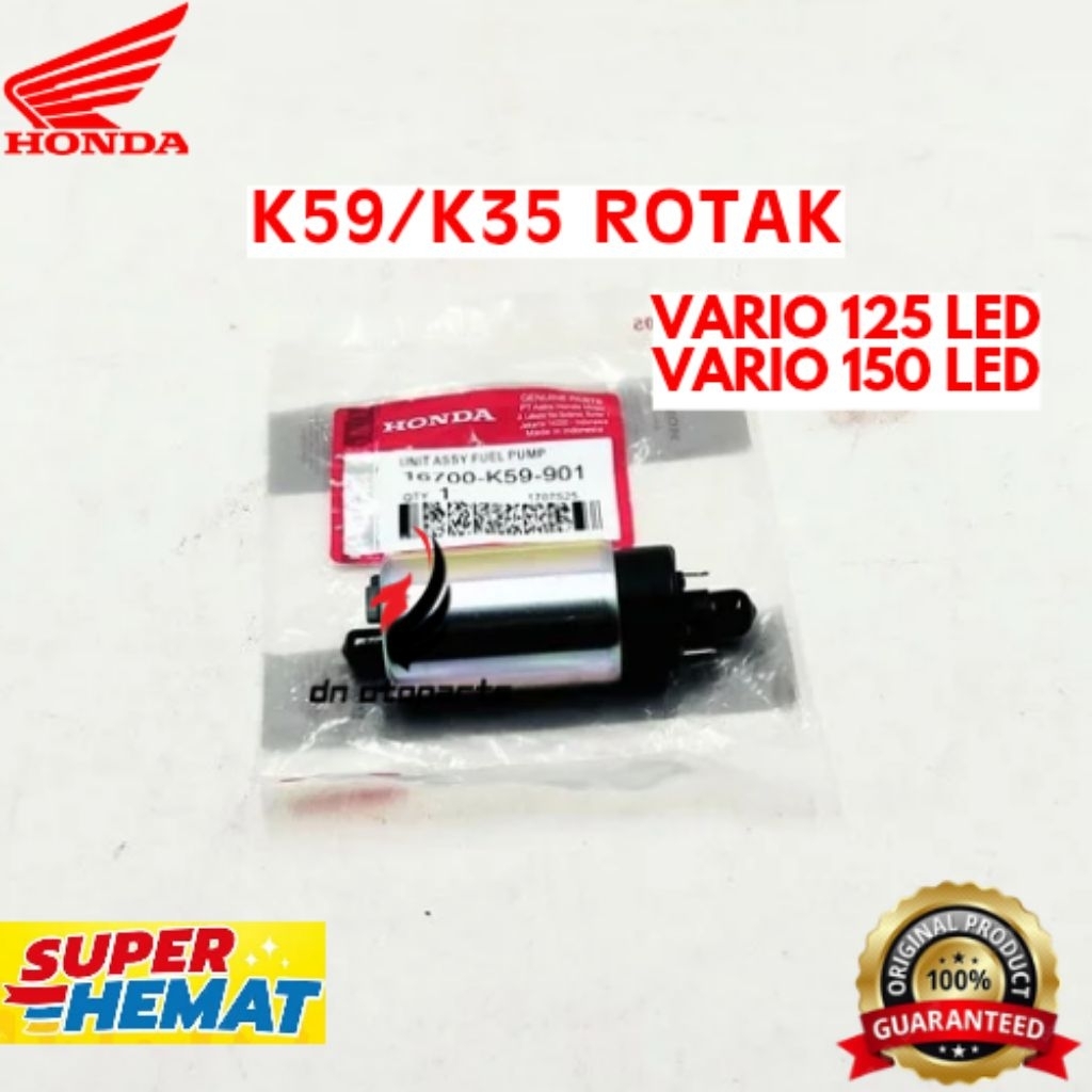 ROTAK ORIGINAL HONDA KODE K59 / K35, ROTAK VARIO 125 LED, ROTAK VARIO 150 LED









