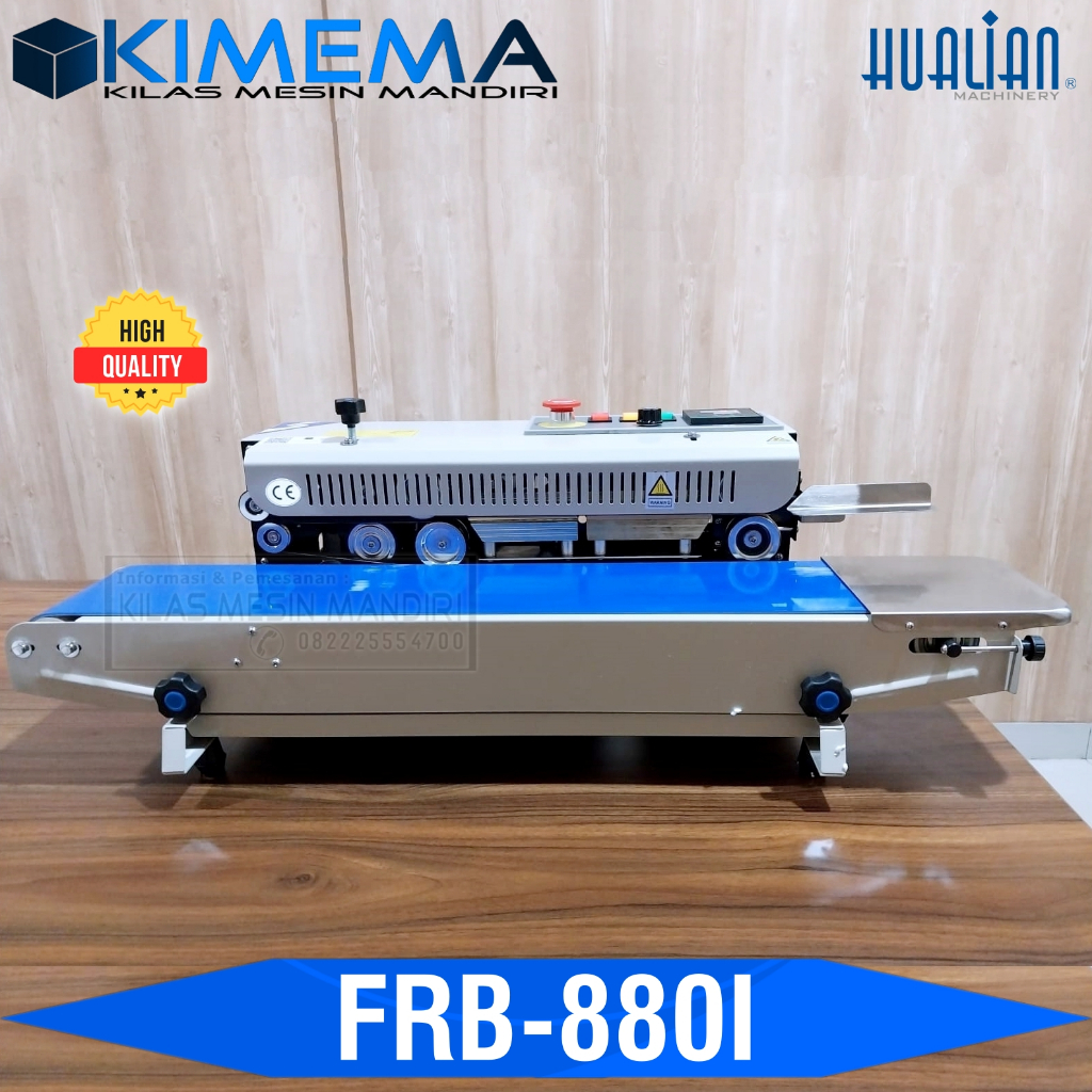 FRB-880 Continuous Sealer Mesin pres segel plastik FRB-880I Horizontal FRB-880II Vertikal