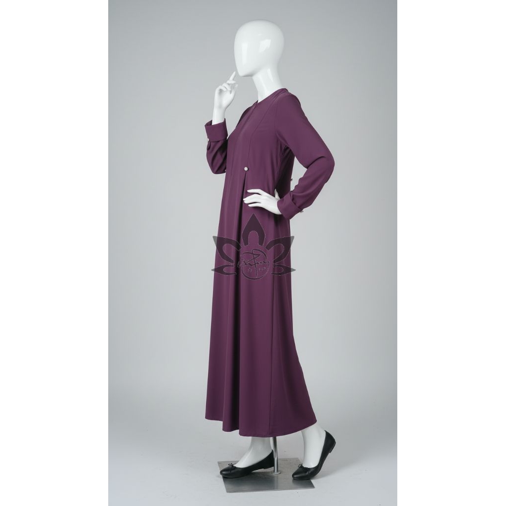hasanah syari collection Hijab Indonesia Abaya Set Gamis Muslim bahan asrory  Premium