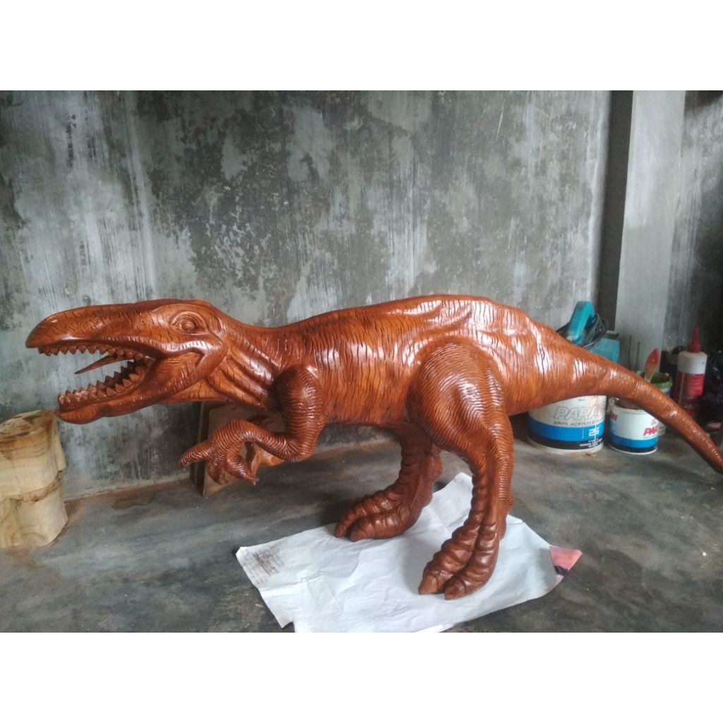 patung kayu jati