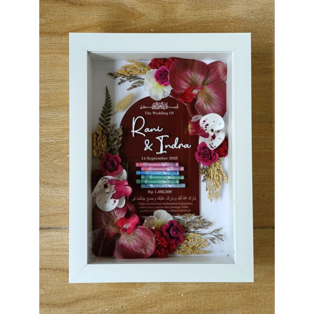Mahar scrapbox 3D /mahar akrilik