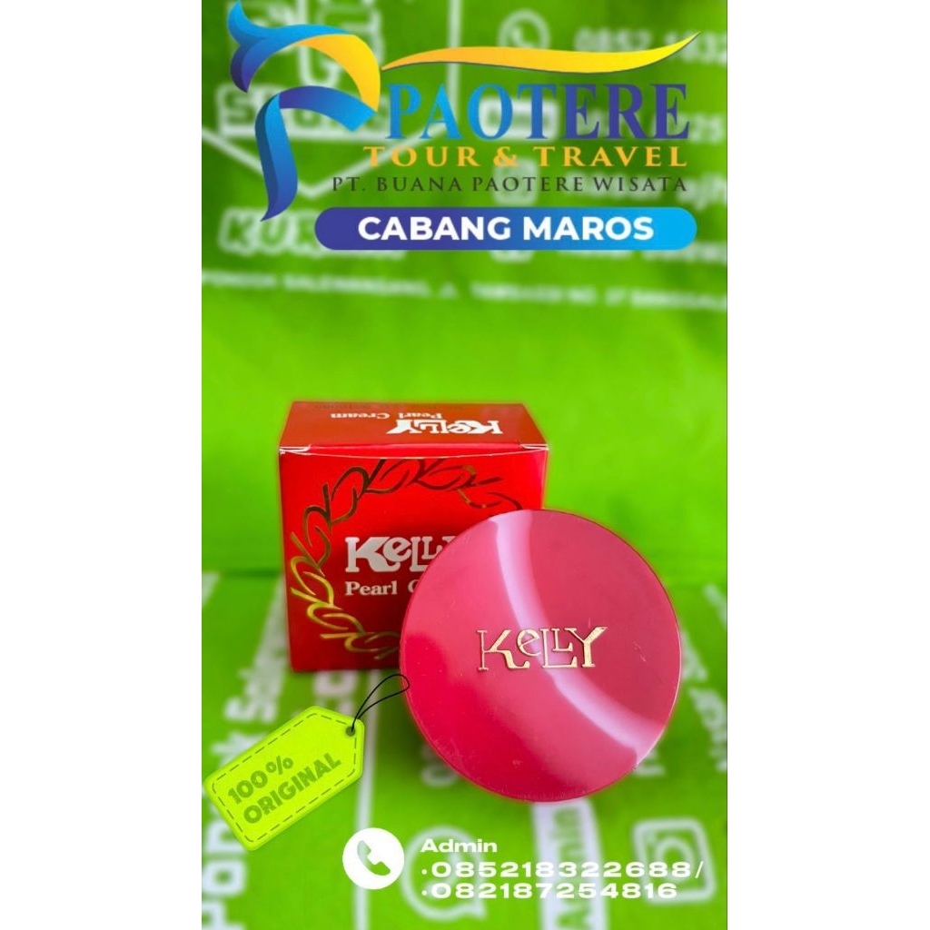 (1 Pcs Kelly)|| Kelly Pearl Cream ORI||Saudi Arabia||-1Pcs Kelly Arab Asli-