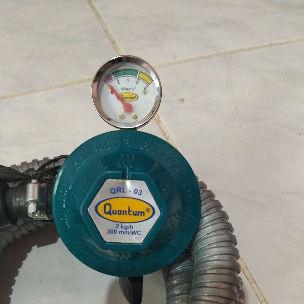 Selang +Regulator Gas Quantum QRL -03