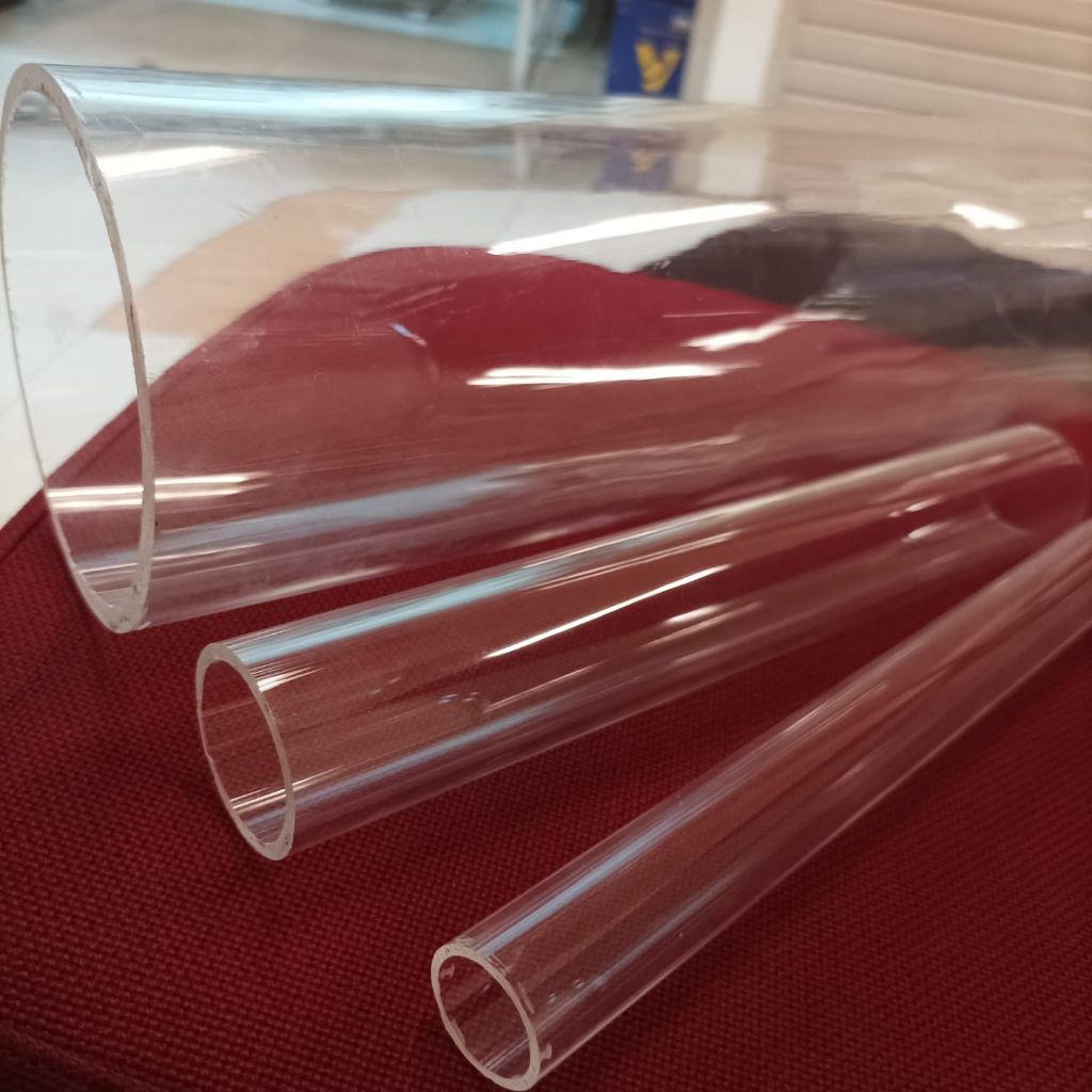 Pipa Akrilik Bening OD 150mm x ID 140mm / Tebal 5mm Panjang 1Meter
