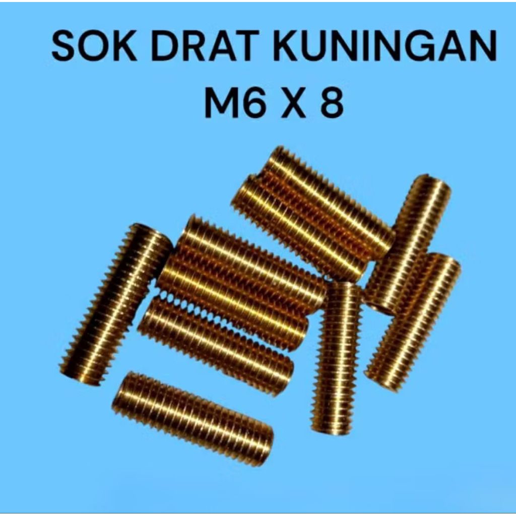 sok drat sok 6#8. atau baut 10 dalam 12 luar