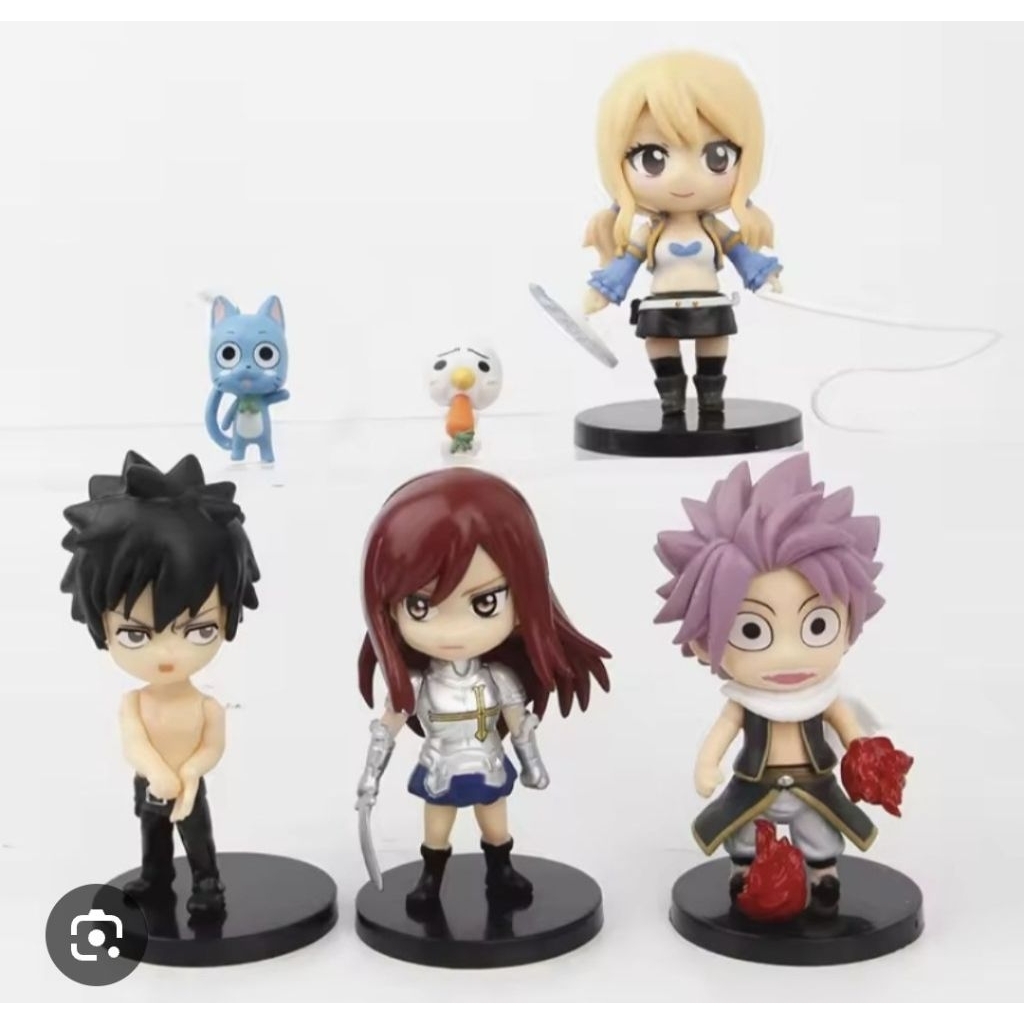 ACTION FIGURE FAIRY TAIL | FIGURE MOBIL , MEJA BELAJAR, MEJA HIAS