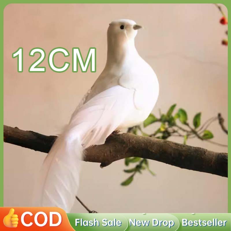 Burung Merpati Hiasan 12cm Hiasan Burung Hiasan Burung Merpati Artificial Burung Palsu