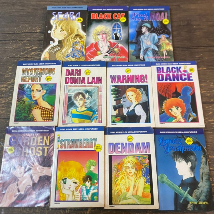 KOMIK JEPANG SERIAL MISTERI (Dijual Satuan/Perjudul)