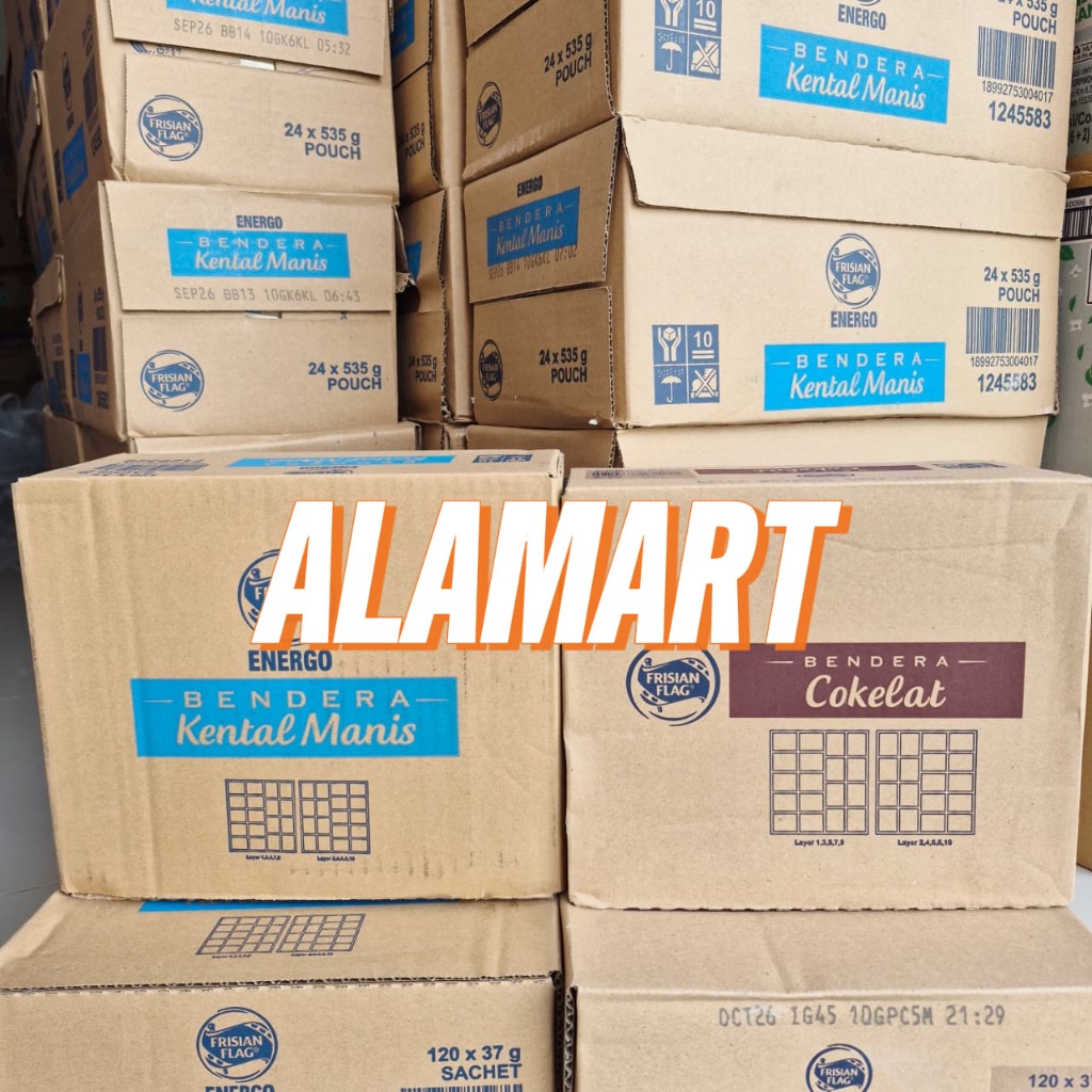ALMRT SUSU FRISIAN FLAG KENTAL MANIS 1 KARTON