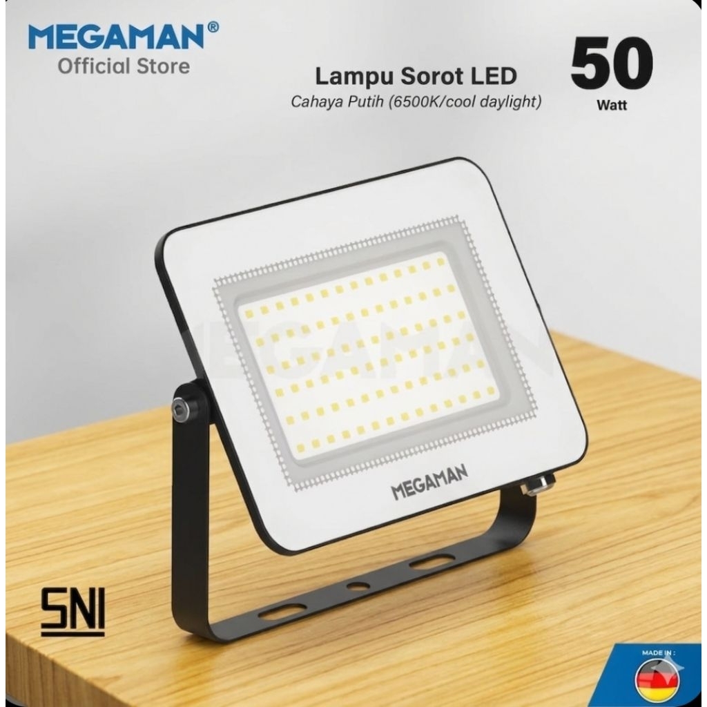 MEGAMAN Lampu Sorot LED Floodlight Outdoor Megaman ZDL3014 6500K - 50W