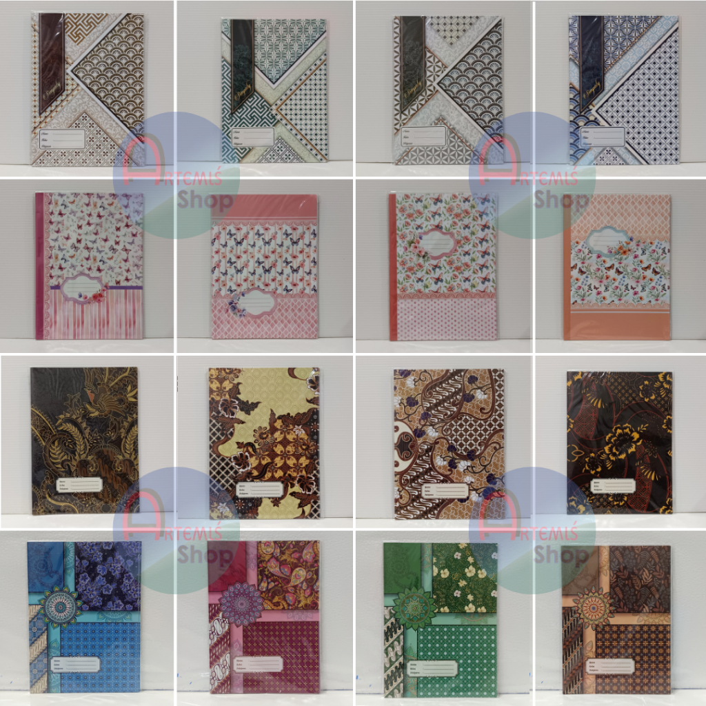 Sampul Buku Kertas Kwarto / Kecil SIMPATY Batik