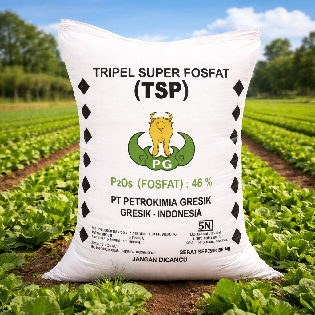 Pupuk Fosfor TSP Kemasan 1 kg - Tingkatkan Produksi Tanaman dengan Fosfor Tinggi