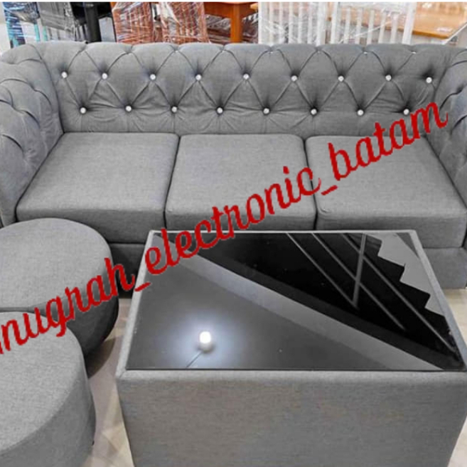 Sofa Kursi Tamu JUMBO mewah, Sofa kursi Santai, Sofa Sudut Modern BATAM