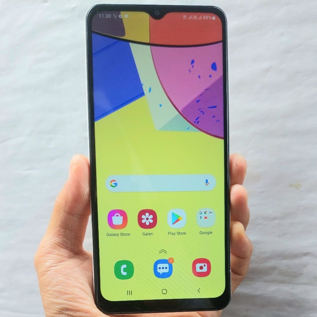 Handphone Hp Samsung Galaxy A12 Nacho Second 4/128 Eks Resmi Sein Mulus Original