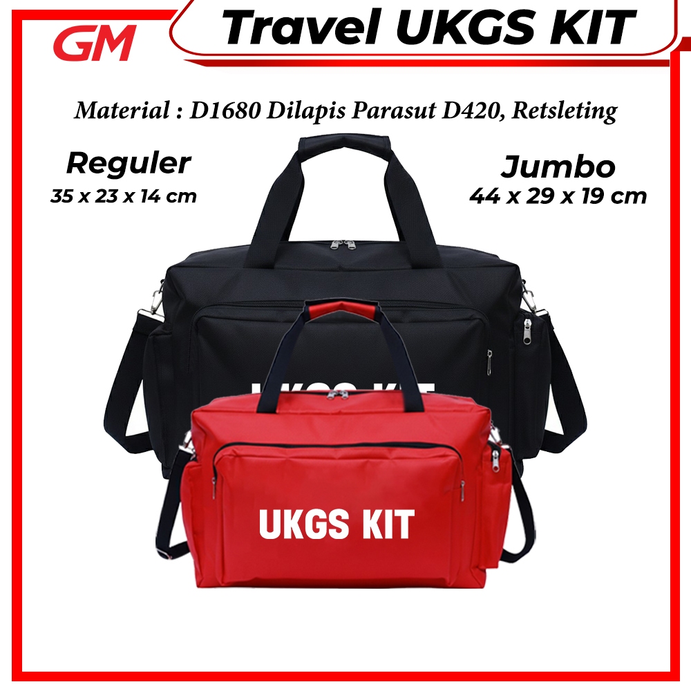 UKGS KIT Jumbo Travel Medical Kit Bag Tas Perlengkapan Medis Emergency Kit P3K SAR First Aid Tas