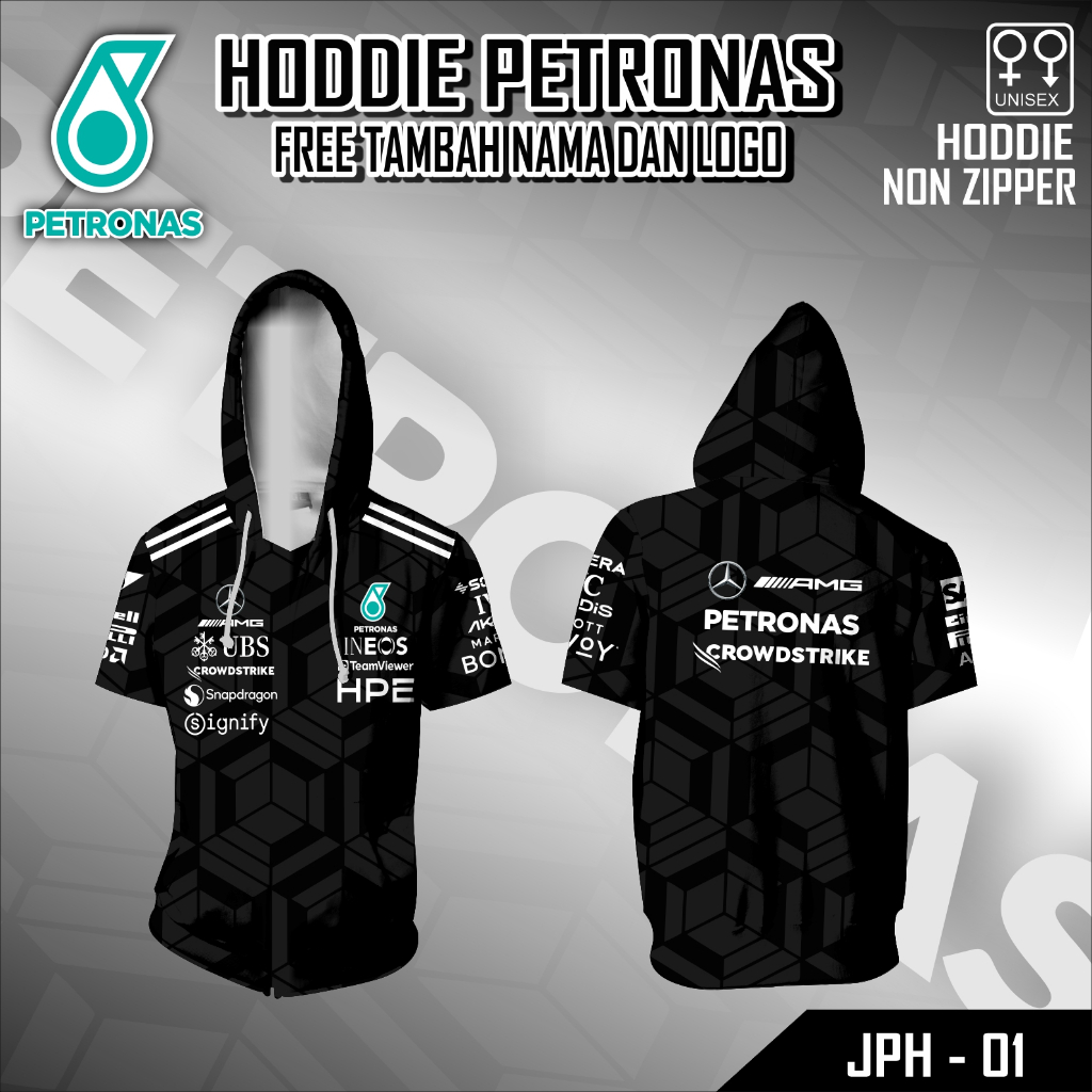 Hoodie Jersey Mercedes Petronas F1 Kaos Racing Formula Baju Motorsport