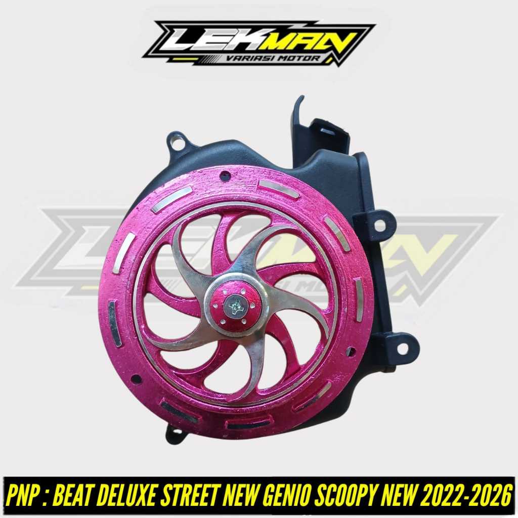 Tutup Kipas Beat Deluxe Sporty Cbs ISS 2022-2026 Set Spinner Sabit CNC Pnp Beat Deluxe New Smart Key