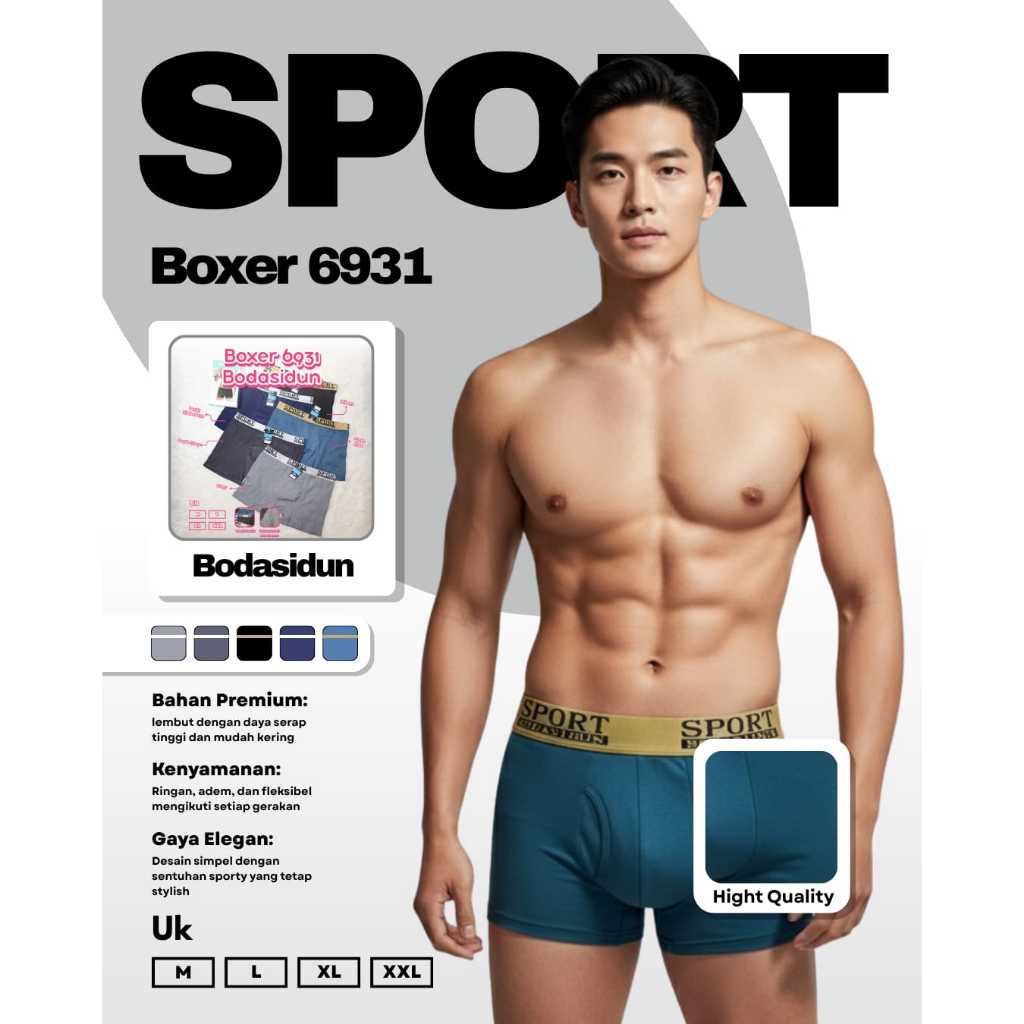 CD SPORT BOXER BODASIDUN 6931 M L XL XXL