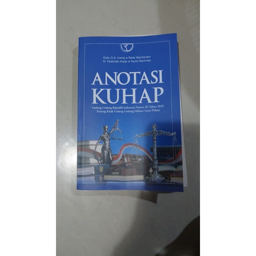 Buku Anotasi KUHAP