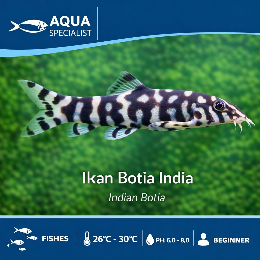 IKAN BOTIA INDIA / pemakan alga / lumut - Almorhae Yoyo Loach Ikan Hias Air Tawar Aquascape