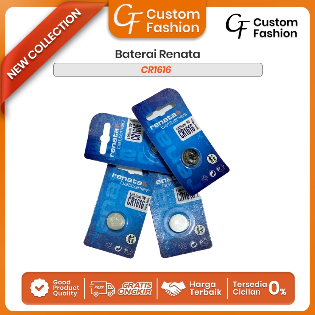 Baterai RENATA CR1616 CR 1616 Battery RENATA CR1616 CR 1616 Batre RENATA CR1616 CR 1616 Original