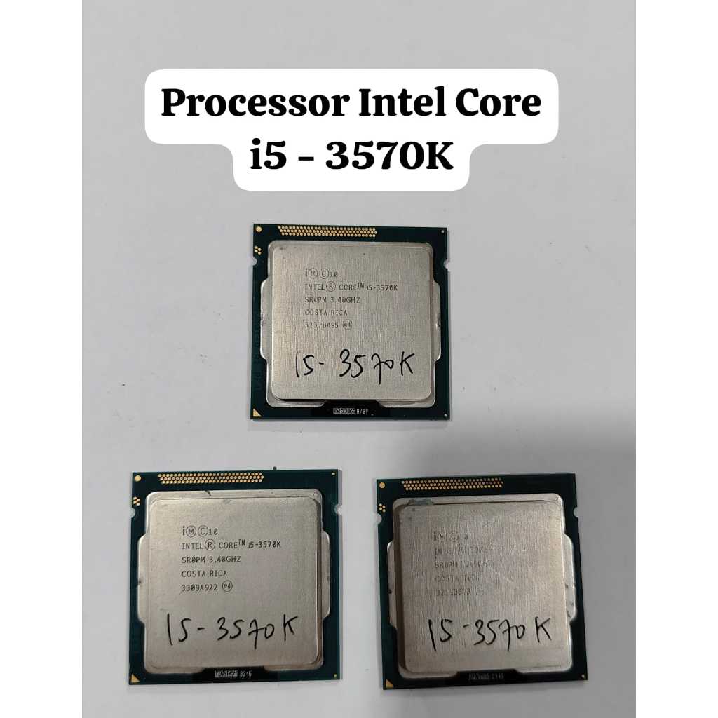 328. Processor Intel Core i5 3570K 3.40GHZ Soket 3309A922