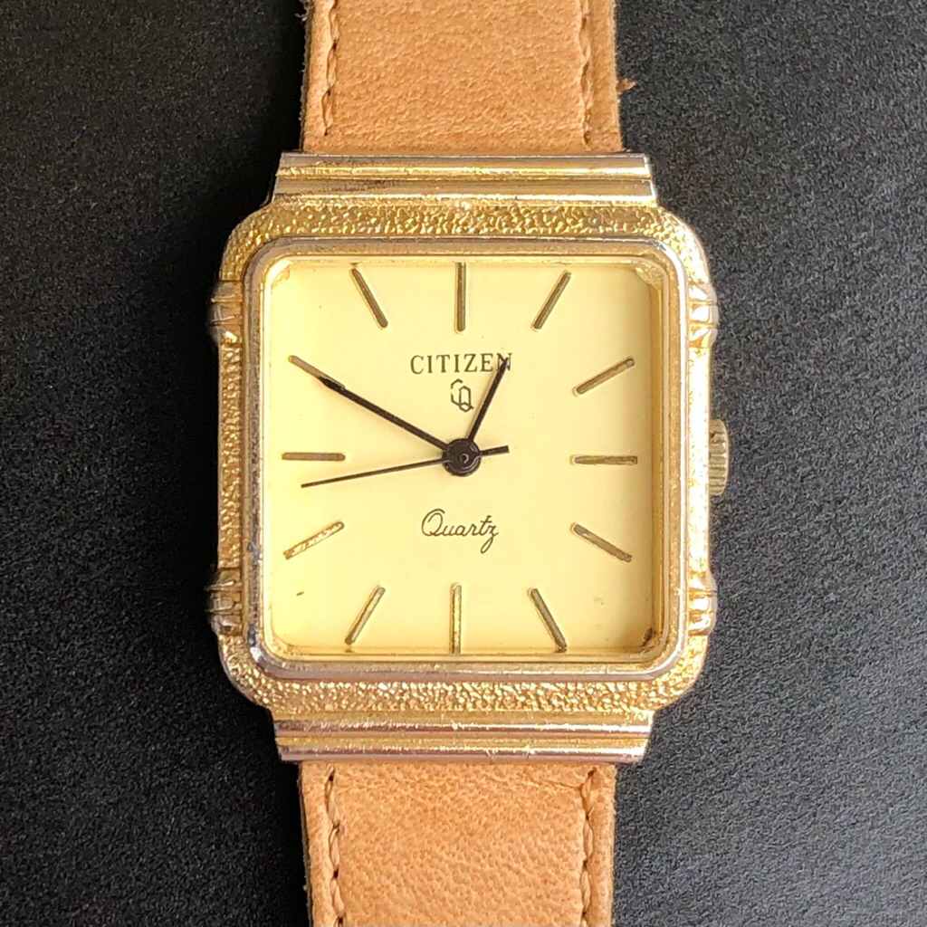 JAMTANGAN CITIZEN TANK ORIGINAL / ARLOJI JAPAN GOLD PLATED