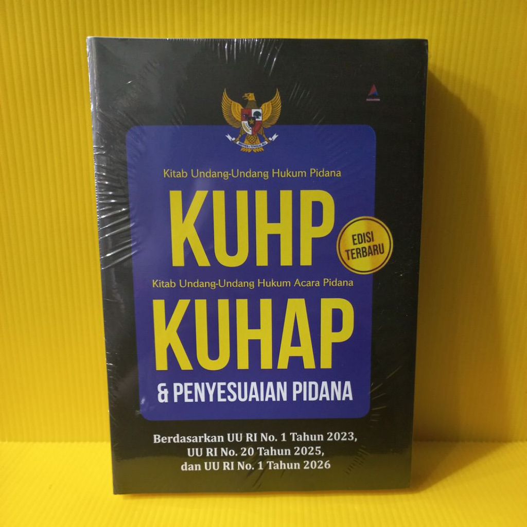 Buku KUHP & KUHAP EDISI TERBARU ( Baru )