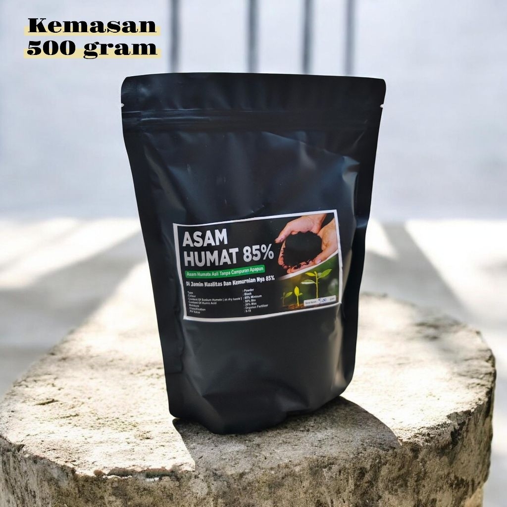 ASAM HUMAT 500 GRAM PENGGEMBUR TANAH PERTANIAN HUMIC ACID