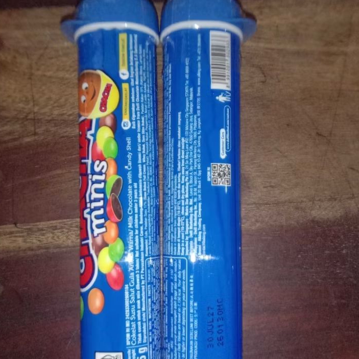 Chacha Chocolate Minis Tube 25gr