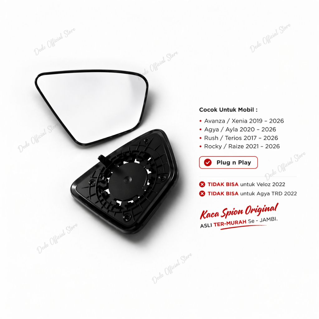 Kaca Spion Agya Ayla Avanza Xenia Rush Terios Rocky Raize Kaca Spion Refill Plus Bracket